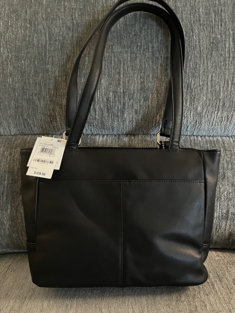 Gianni Bernini Classic Black Tote Bag - Sleek Everyday Carry